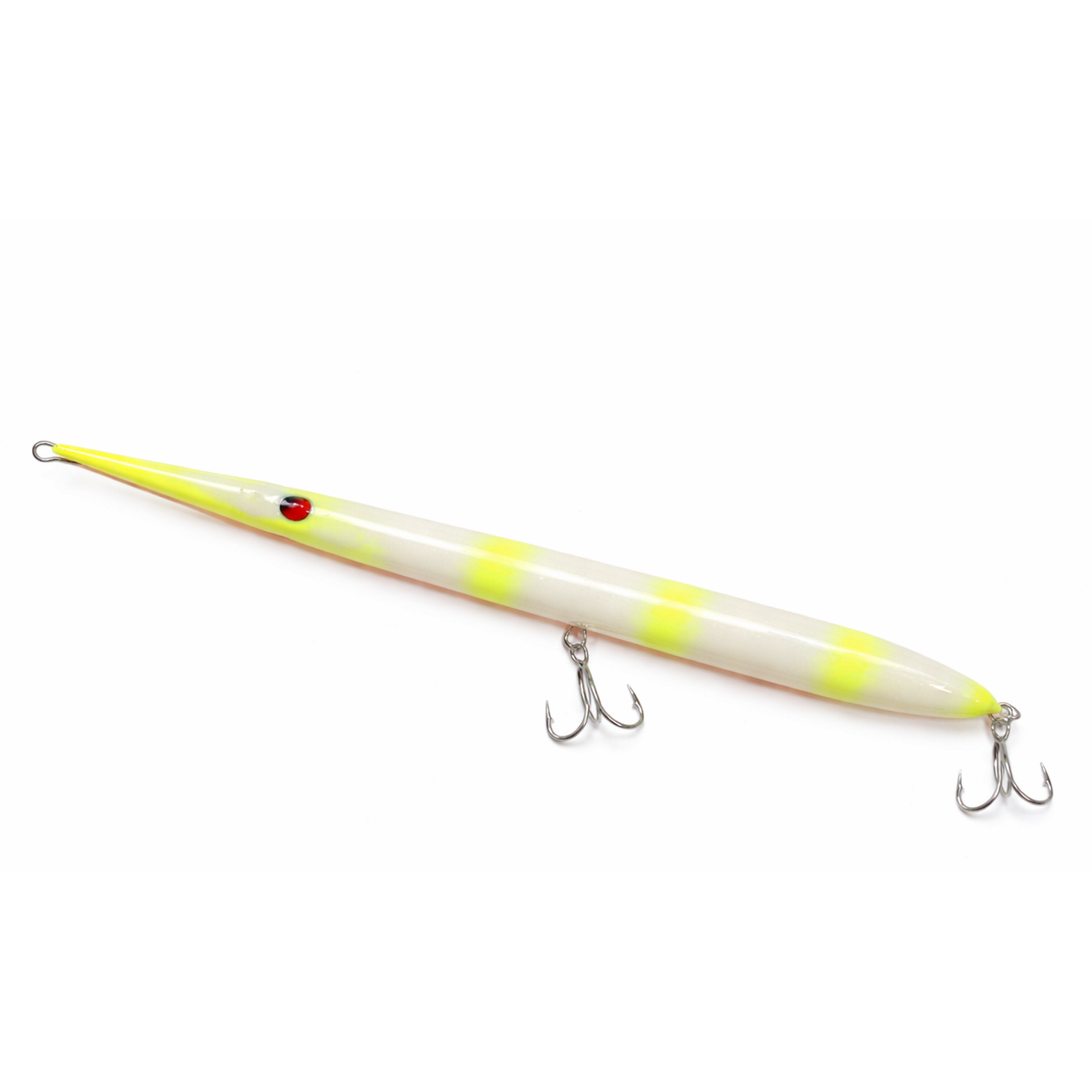 BaitMax Angry Gar Yellow White 230mm 34g Воблер
